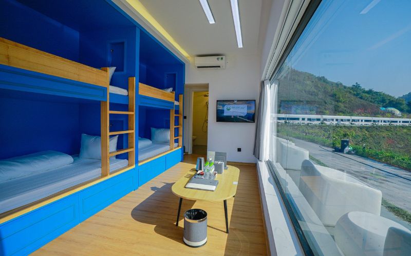 Khách sạn Đoàn Tàu thiết kế view đẹp