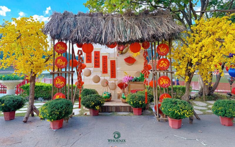 Sắc xuân trải khắp resort Phoenix mỗi dịp Tết đến