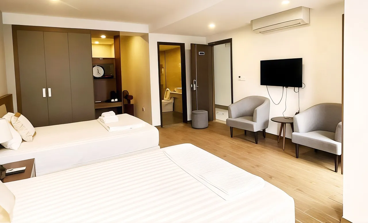 phòng khách sạn 3 sao ở cửa lò